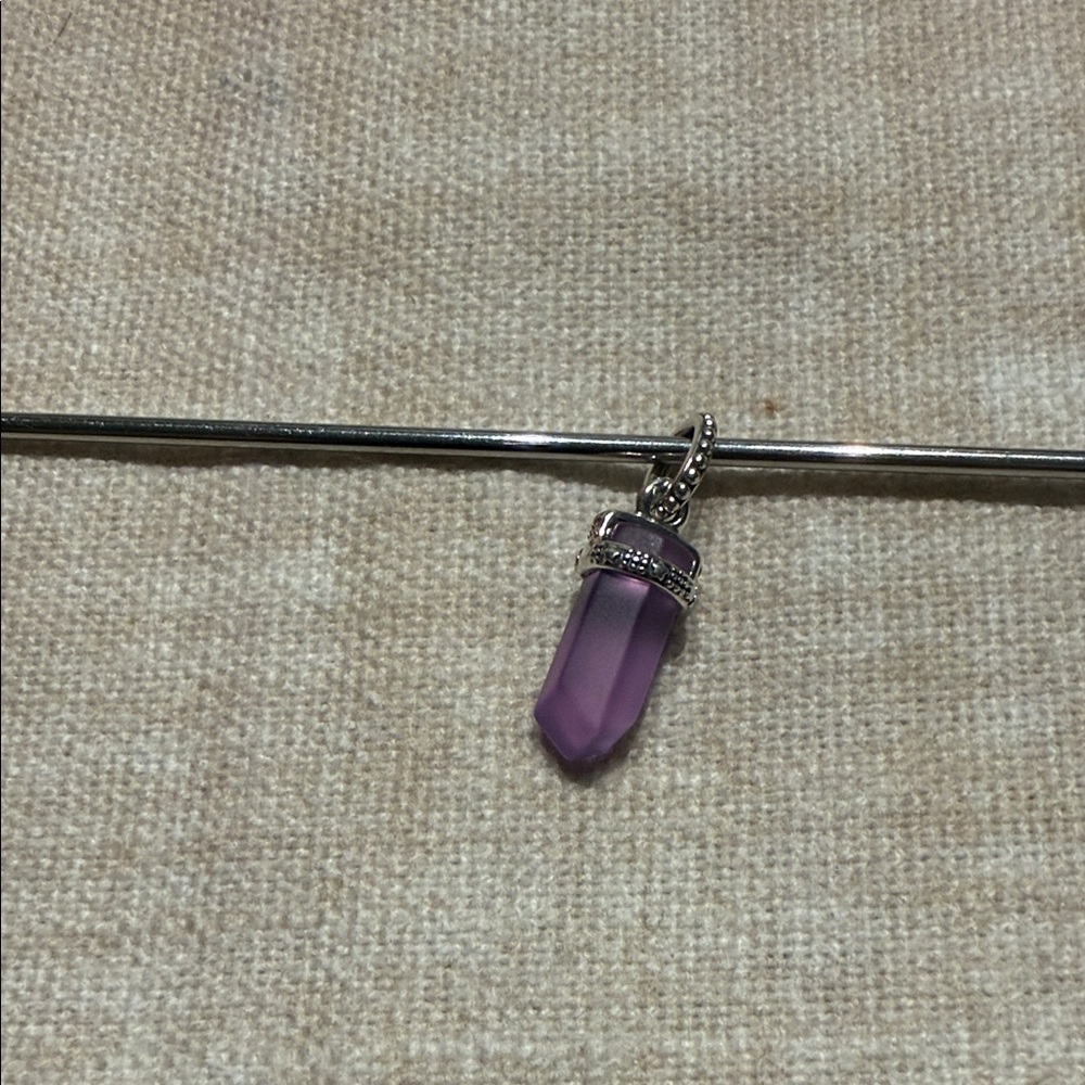 Pandora Purple Crystal Pendant Bracelet